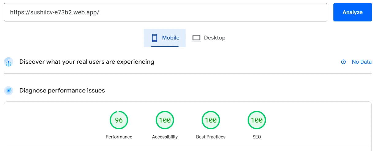 Illustration showcasing key aspects of web development: Performance optimization, SEO best practices, web Accessibility standards, and adherence to Best Practices for mobile website design.